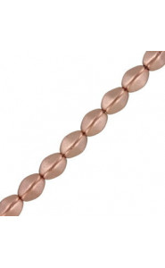 Czech Pinch beads 5x3mm Vintage copper 01770